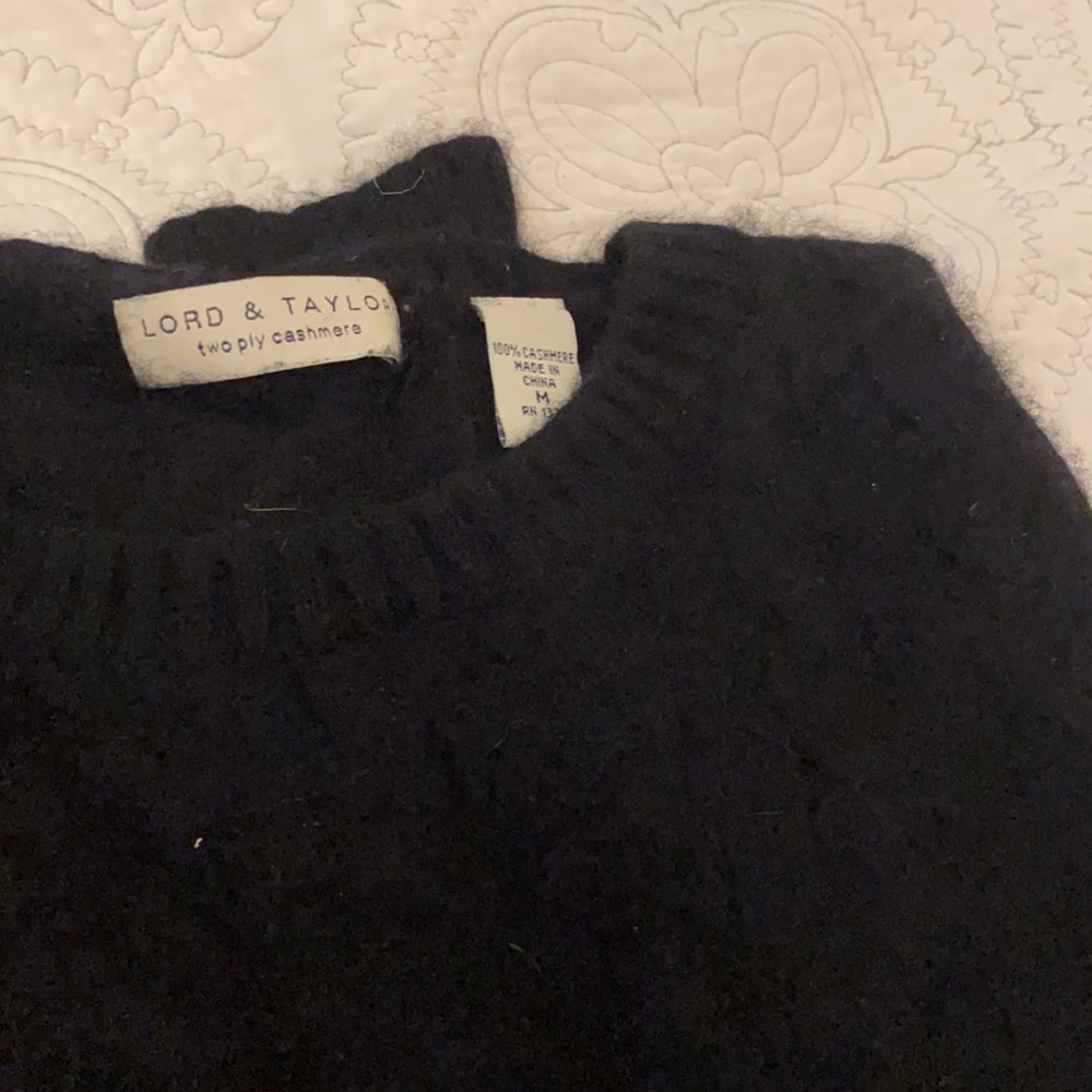 100% cashmere sweater